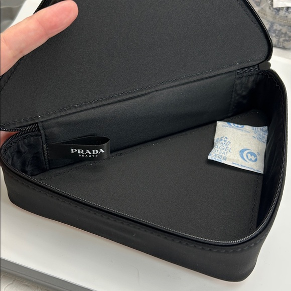 Prada Beauty Triangle Shaped Cosmetic Case NEW - Picture 3 of 8
